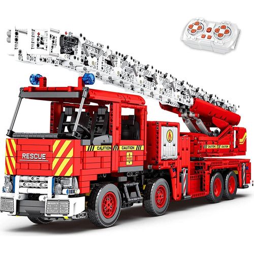 3266 PCS , Spielzeug Bausteine Modell Feuerwehr Leiterwagen MOC Klemmbausteine Deep Power 22005