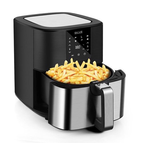 Digitale Heißluftfritteuse 6,5l 1700W mit Touchdisplay bis 200°C mit Timer Fritteuse