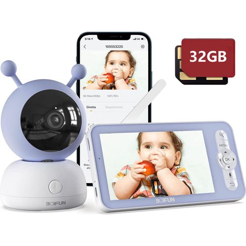 Babyphone mit Kamera 1080p, Baby Monitor 5