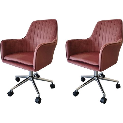 Drehstuhl 2er Set Ashley Mauve