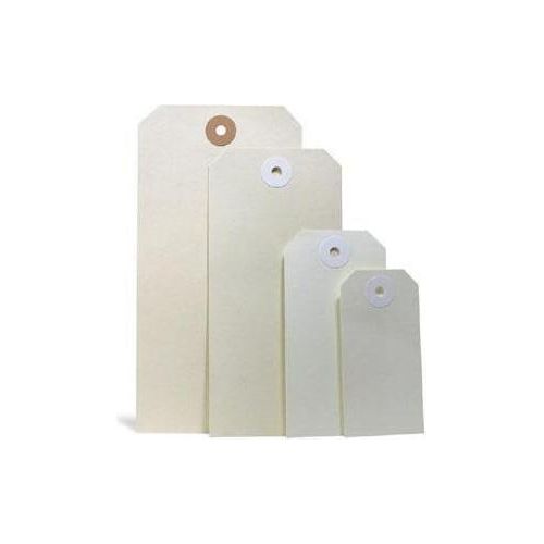 Etiketten m.Anhängeöse Maße 80x160mm Qualität 190g/qm altweiß altweiss