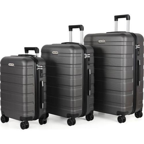 Mofut Kofferset 3tlg, M-L-XL, Trolley Koffer Reisekofferset, Gepäck Rollkoffer, 4 Rollen, ABS-Hartschale, Teleskopgriff