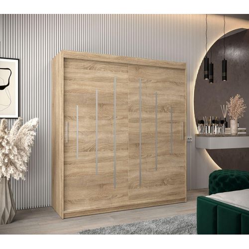 Kleiderschrank EMA – Breite 180 cm, Eiche sonoma