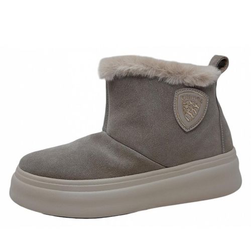 Blauer USA Emery02 Damen Kurzstiefel in Beige, Größe 36