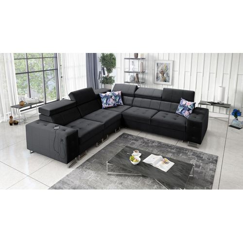Sofa Ecksofa mit Schlaffunktion Eckcouch Schlafsofa HILTONE III Farbe wählbar