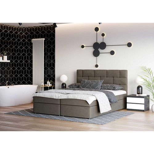 Designbett WALLY 140x200, Braun