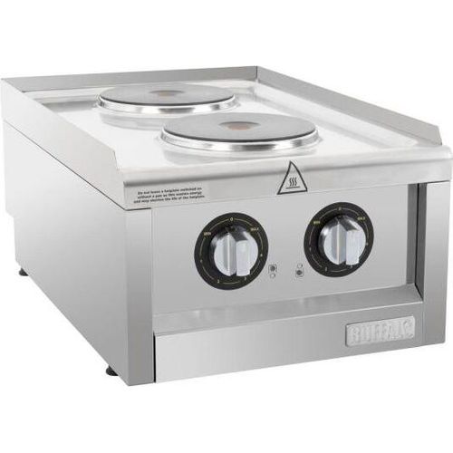 Buffalo 600 Series 2-Platten-Elektroherd