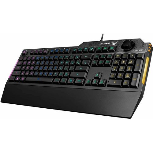 Gaming Tastatur Asus TUF Gaming K1 Qwerty Spanisch Schwarz
