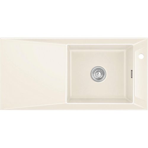 KeraDomo Spüle SIRO 100 MAGNOLIE mit Handbetätigung
