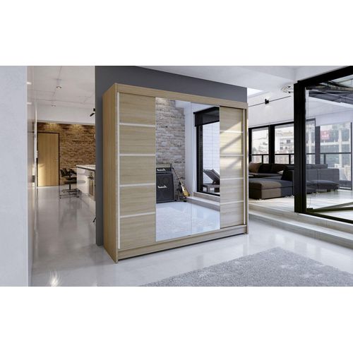 Kleiderschrank TABITHA 5 – Breite 180 cm, sonoma