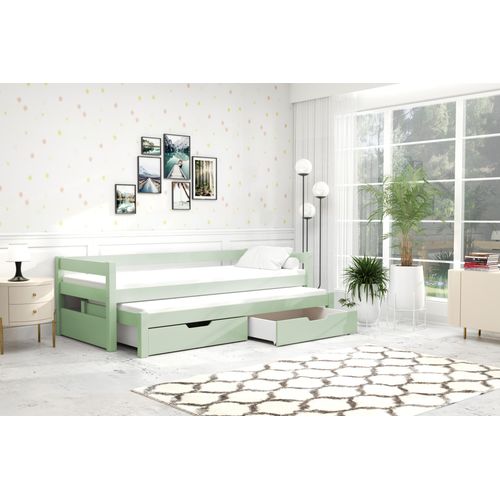 Kinderbett TAIGA – 90x200, Grün