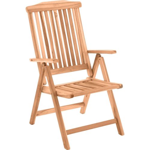 Gartensessel Teak Klappstuhl Hochlehner Gartenstuhl Holzstuhl Stuhl massiv