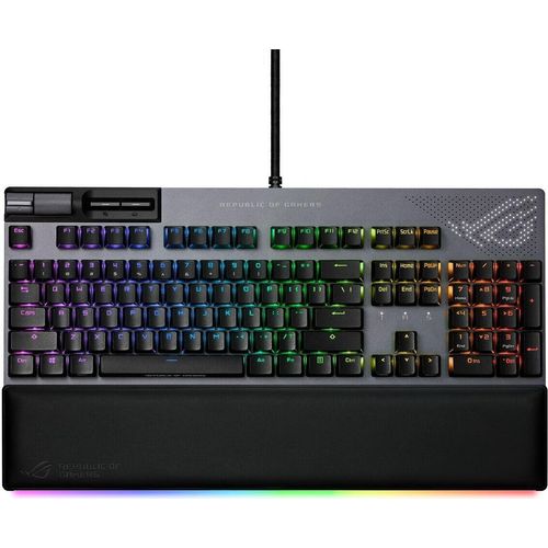 Gaming Tastatur Asus ROG Strix Flare II Animate Qwerty Spanisch Schwarz Grau
