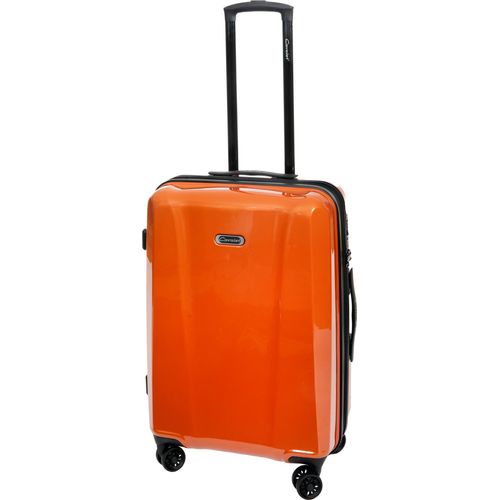 Reisekoffer BOWATEX mittelgroße 65 cm auf 4 Rädern Koffer Trolley orange Cavalet