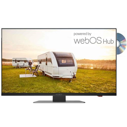 Reflexion LDDX27iBT_Black Smart TV mit int. DVD-Laufwerk für Caravan 12/24/230 Volt