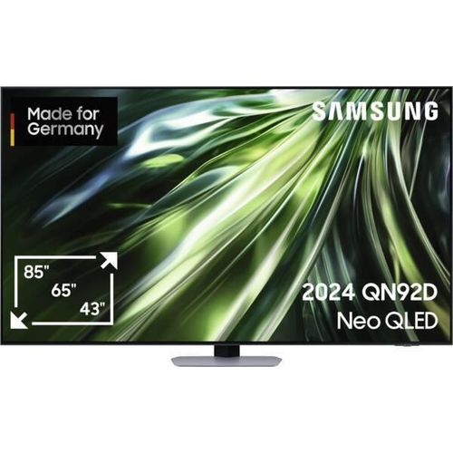 Samsung LED-Fernseher GQ75QN92DATXZG Carbon-Silber (ähnlich wie GQ75QN90DAT / GQ75QN93DAT / GQ75QN94DAT) 75 Zoll Smart TV NEO QLED