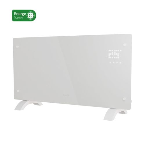 Hombli Smart Convection Heater - 2000W White Glass