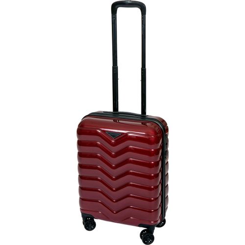 Handgepäck Hartschalenkoffer Trolley V Rot Rollenkoffer 55 cm Cavalet BOWATEX