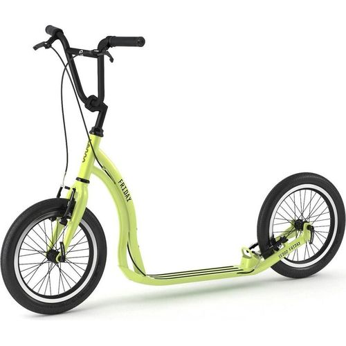 Tretroller Yedoo Friday 16/16 Alu Roller Scooter Sportroller Cityscooter grün