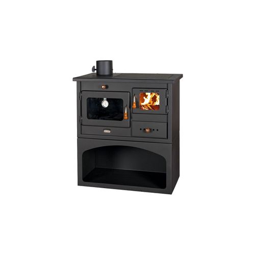 PRITY 1P34 Küchenofen Kaminofen Holzherd Rauchrohr links 10kW BImschV 2