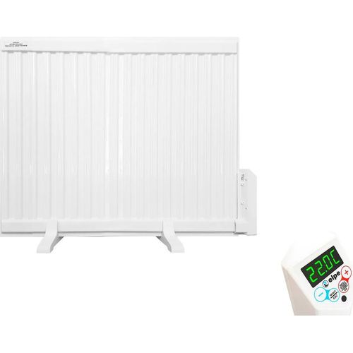Paneelheizkörper Elektroheizung Ölradiator Flächenheizkörper Wandheizung inkl.Standfüßen energiesparend Premium LCD mit Radiator NEU 1500W 78 x 66 cm