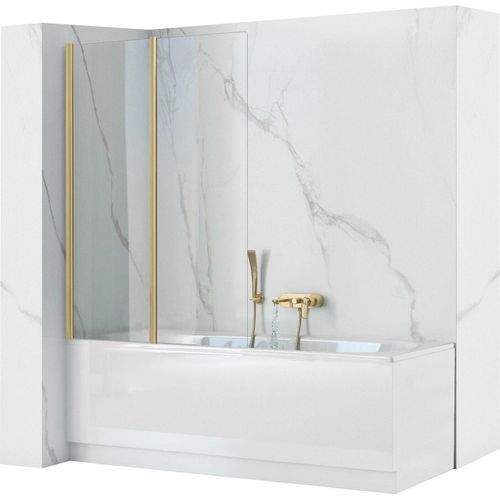 Rea Badewannenaufsatz Agat 80 Brush Gold