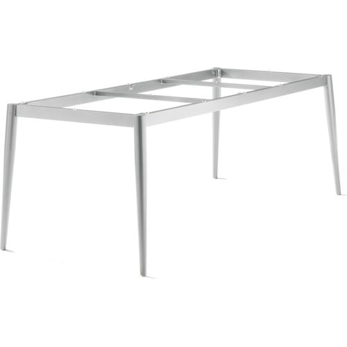 Tischgestell >Loft Polytec< in graphit, Aluminium - 200x73x80cm (BxHxT)