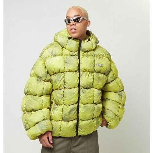 Jacke Karl Kani Sport Patch Square Quilted Puffer Jacket Lime Green, Größe: M