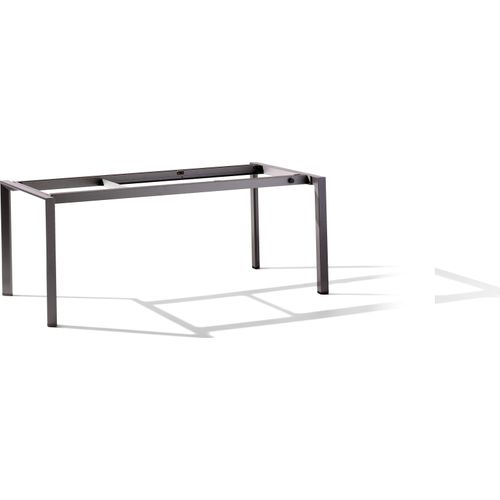 Tischgestell >Freesystem< in Eisengrau, Aluminium - 180x74x100cm (BxHxT)