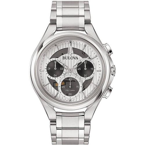 Chronograph Bulova Versilbert/Stahl Kollektion - mann