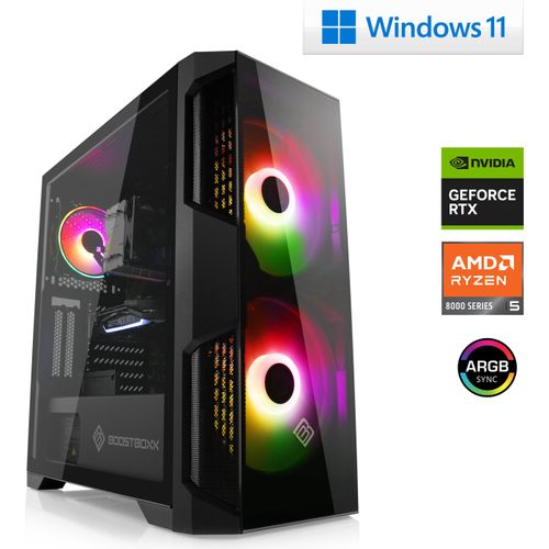 Gaming PC, AMD Ryzen 5 8400F, 4200 MHz, GeForce RTX 4060, 16 GB DDR5 RAM, 1000 GB M.2 SSD, Windows 11 Home, USB 3.2 |M11010H