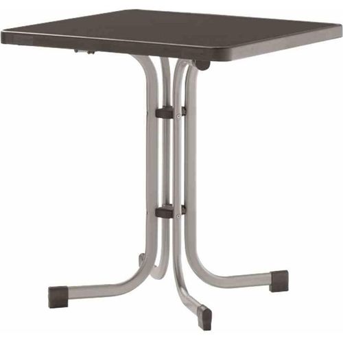 Klapptisch ></noscript>231/< in anthrazit, Mecalit®-Pro, Stahl - 70x72x70cm (BxHxT)
