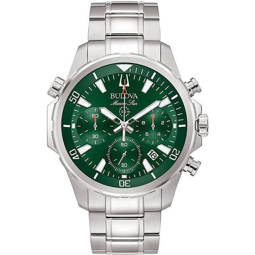 Chronograph Bulova Versilbert/Stahl Kollektion - mann