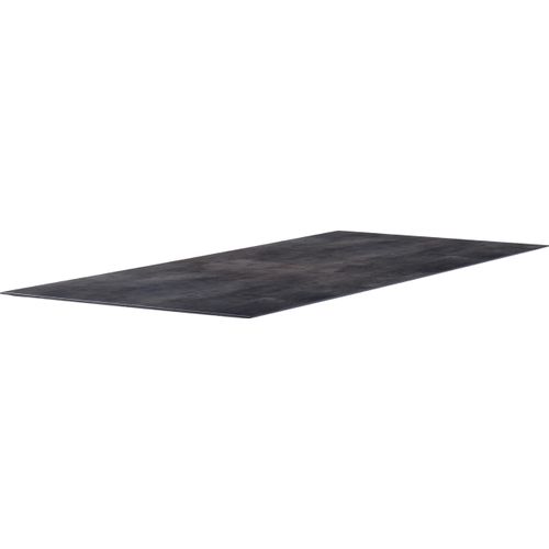 Tischplatte ></noscript>Freesystem< in Zement anthrazit, Polytec® - 220x1,2x100cm (BxHxT)