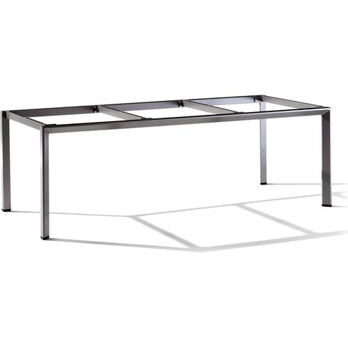 Tischgestell >Freesystem< in Eisengrau, Aluminium - 220x74x100cm (BxHxT)