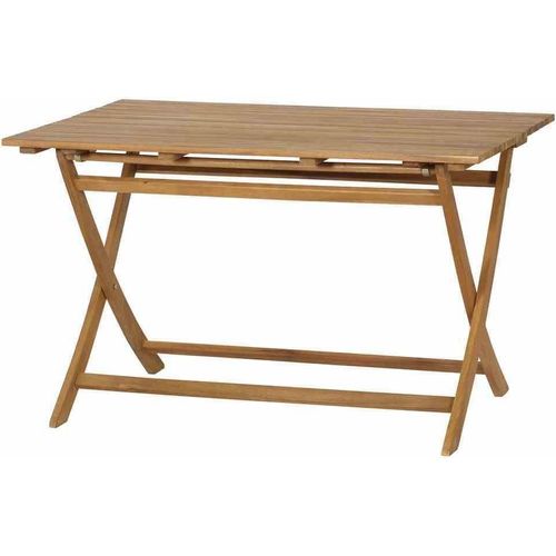 Klapptisch ></noscript>FALUN< in natur geölt, Akazienholz - 120x73,5x80cm (BxHxT)