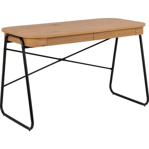 Schreibtisch ></noscript>Blueton< mit Schublade, in Wildeiche Nachbildung, MDF - 120x75x60cm (BxHxT)