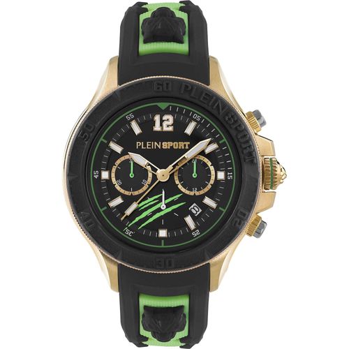 Chronograph Plein Sport Schwarz Kollektion warrior tech - mann