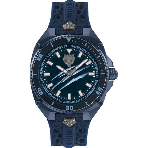 Chronograph Plein Sport Blau Kollektion thunder force - mann