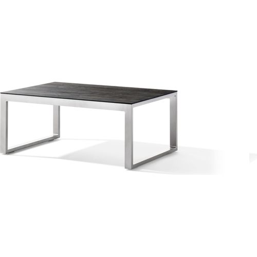Gartentisch ></noscript>Lounge< in Beton dunkel, graphit - 105x44x70 (BxHxT)