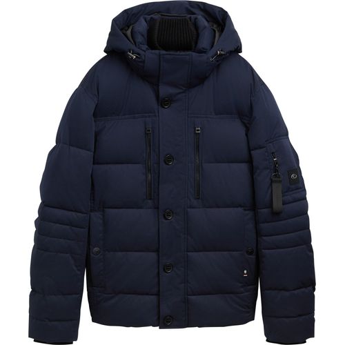 TOM TAILOR PUFFER JACKET WITH HOOD Herren Winterjacke, Größe:M, Farbe:Sky Capitain Blue