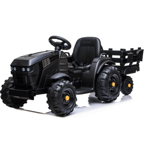 Kinder-Elektrotraktor 12V mit Anhänger, 2x45W, USB, Musik