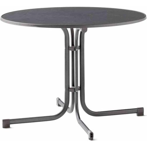 Klapptisch ></noscript>236/< in anthrazit, Mecalit®-Pro, Stahl - 72x100cm (HxD)