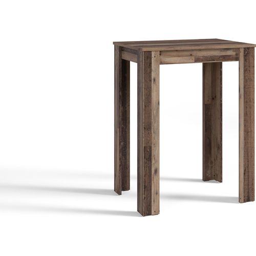 Bartisch ></noscript>NELE< in Old-Wood-Optik 80 x 104 x 60 cm (BxHxT)