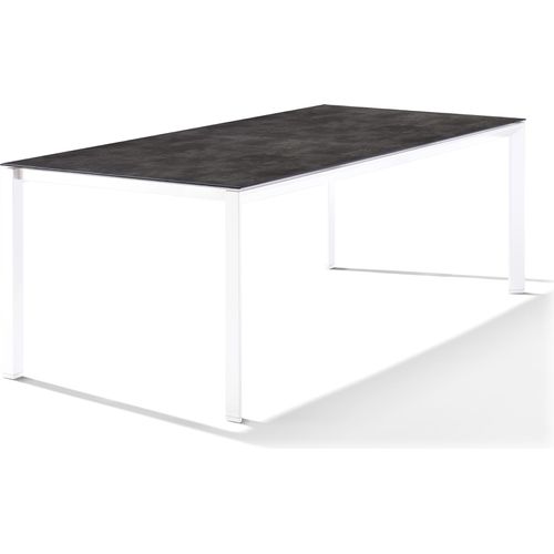 Tischplatte ></noscript>Freesystem< in Beton dunkel, Polytec® - 220x1,2x100cm (BxHxT)