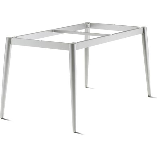 Tischgestell >Loft Polytec< in graphit, Aluminium - 140x73x70cm (BxHxT)