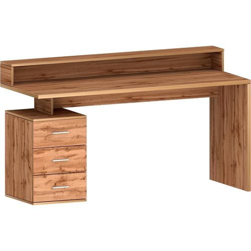 Schreibtisch ></noscript>Novara< in Wotan Eiche Nachbildung - 160x90x60cm (BxHxT)