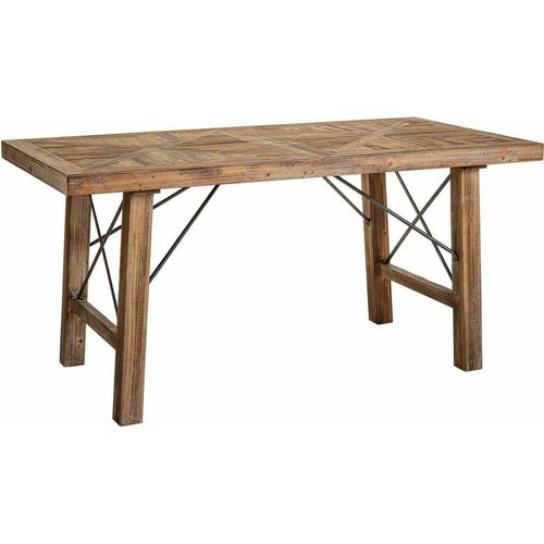 Tisch Alexandra House Living Braun 80 x 77 x 160 cm