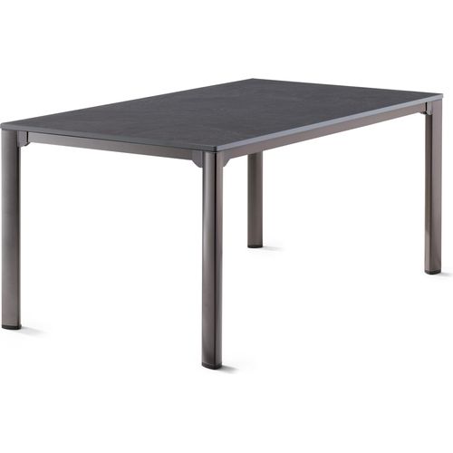 Gartentisch ></noscript>Loft Vivodur< in Schiefer anthrazit, Eisengrau - 165x74x95 (BxHxT)