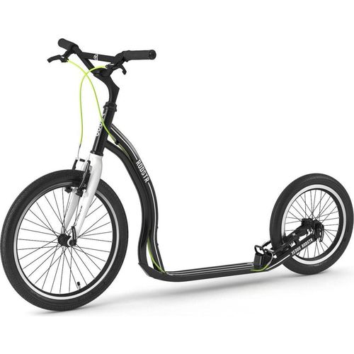 Tretroller Yedoo Rodstr 20/16 Alu Roller Scooter Sportroller Dogscooter schwarz